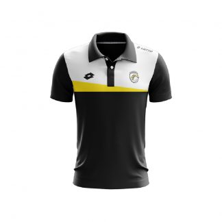 NRFC ECLIPSE POLO SENIOR BLACK/WHITE/YELLOW