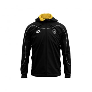 NRFC GEORGIA FULL ZIP SENIOR JACKET BLACK/WHITE/YELLOW