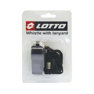 PLASTIC WHISTLE WITH LANYARD