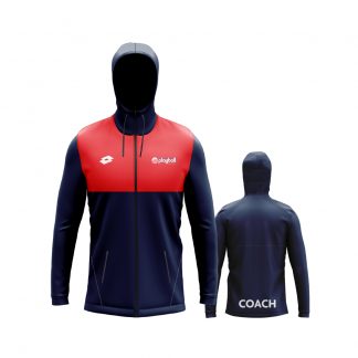 PLAYBALL HOODIE MEN NAVY/RED