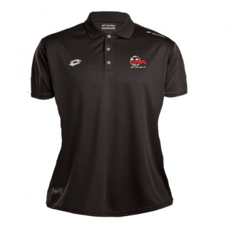 WA WOMENS POLO BLACK