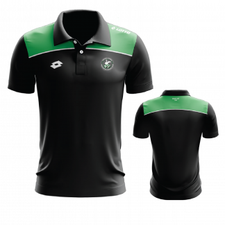WSAFC LUNAR POLO WOMENS BLACK/EMERALD