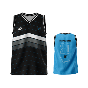 WCRFC BASKETBALL SINGLET SENIOR BLACK/BLUE