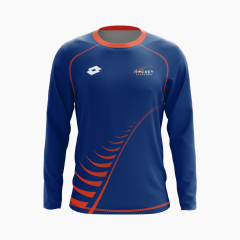 THA HOCKEY LS TEE ROYAL/ORANGE