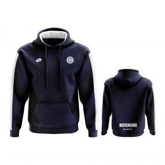 NSFC SENIOR HOODIE WITH NAME NAVY