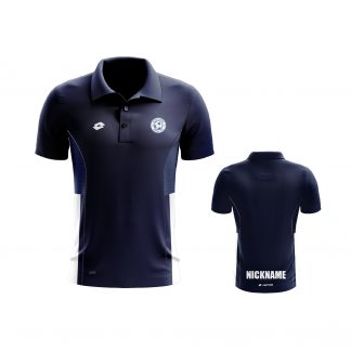NSFC MENS POLO NAVY WITH NAME